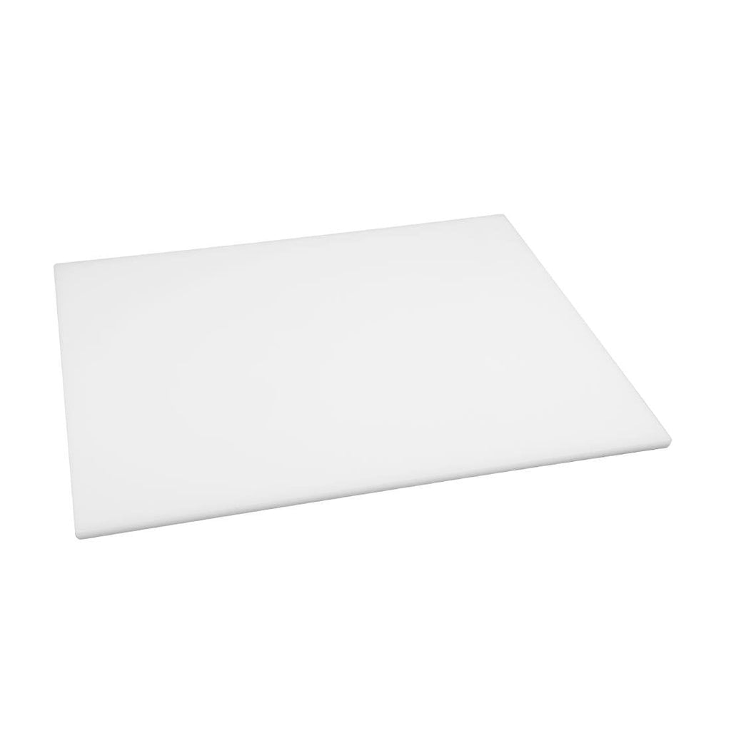 Hygiplas Low Density Chopping Board White - 305x229x12mm - Image 3