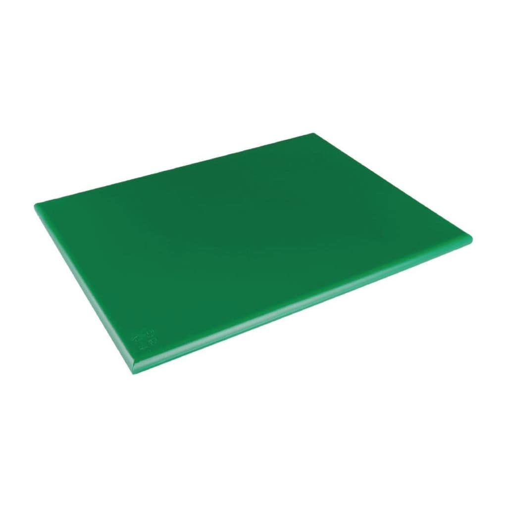 Hygiplas Extra Thick Low Density Chopping Board Green - 600x450x20mm - Image 3