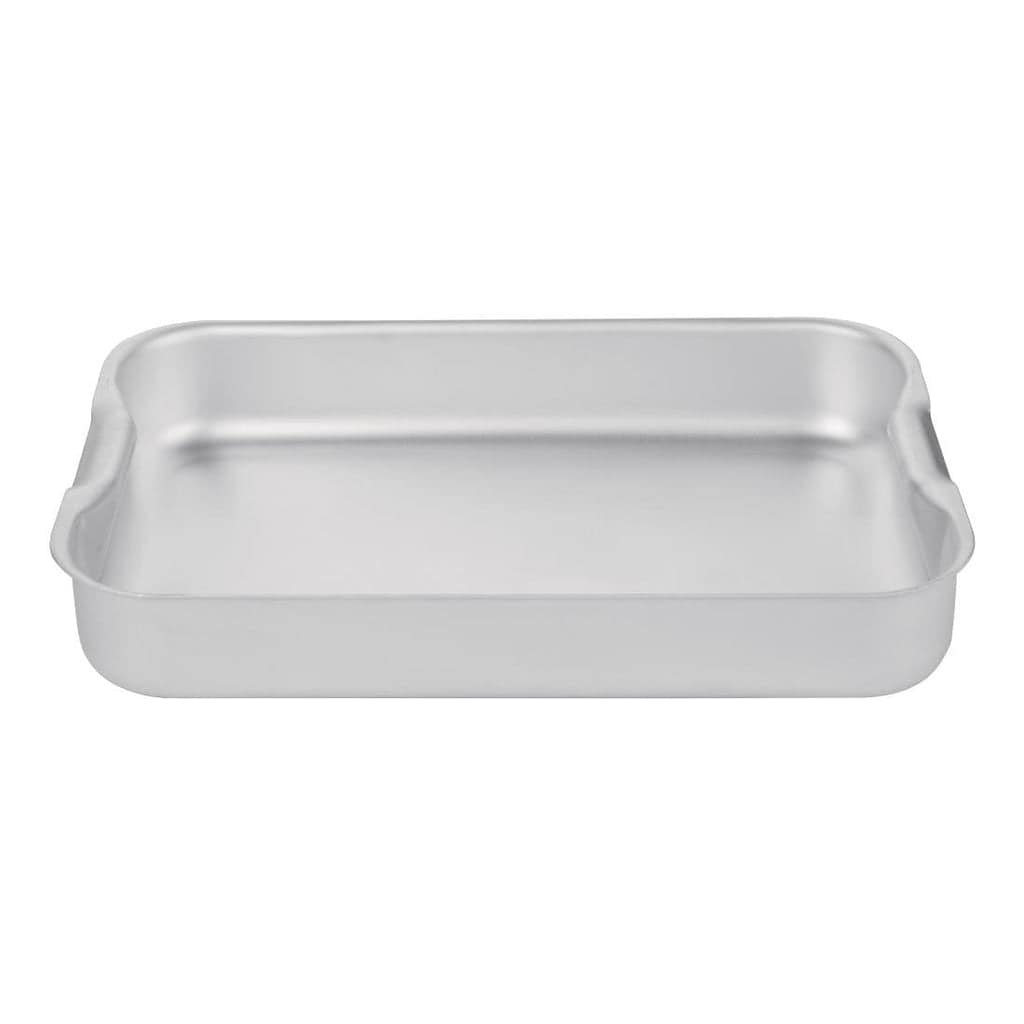 Vogue Roasting Dish Aluminium - 320x215x50mm 12 1/2x8 1/2x2" - Image 3