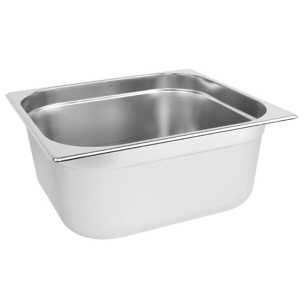 Vogue DN732 stainless steel gastronorm pan 2/3 size 150mm depth, 13L capacity – Australia