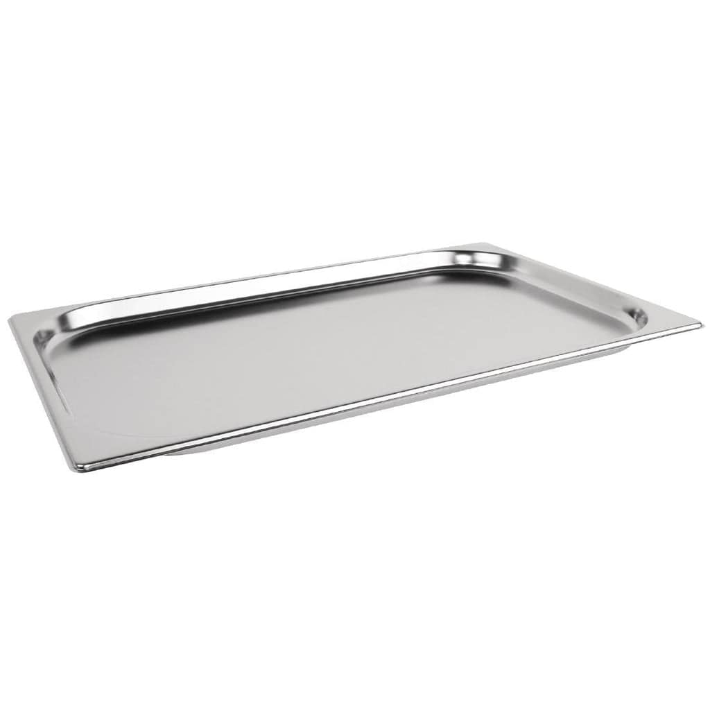 Vogue DN707 Stainless Steel Gastronorm Tray 1/1 – 25mm, 3L | KW - Image 3