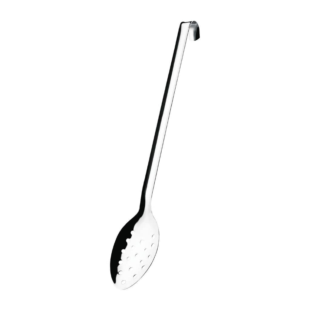 Vogue L672 Perforated Serving Spoon 405mm – Stainless Steel - Image 2