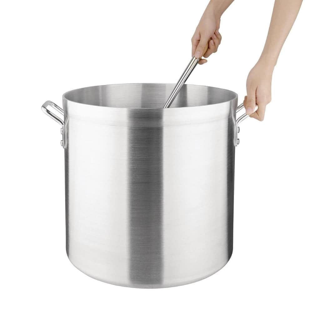 Vogue S353 Aluminium Stock Pot – 370mm, 37.8L - Image 2