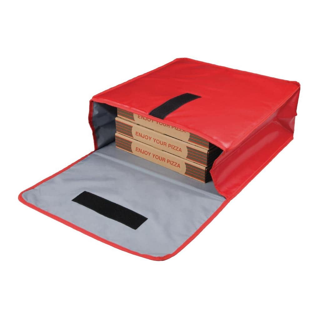 Vogue Insulated Pizza Delivery Bag Vinyl - 190x460x450mm 7 1/2x18x17 3/4" - Image 3