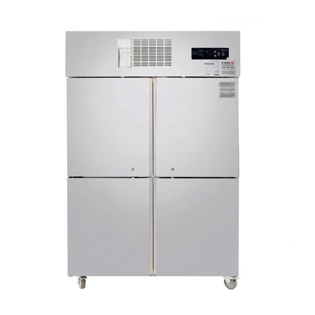 SUF1000 TROPICAL Thermaster 4 x Half door SS Freezer - Image 3