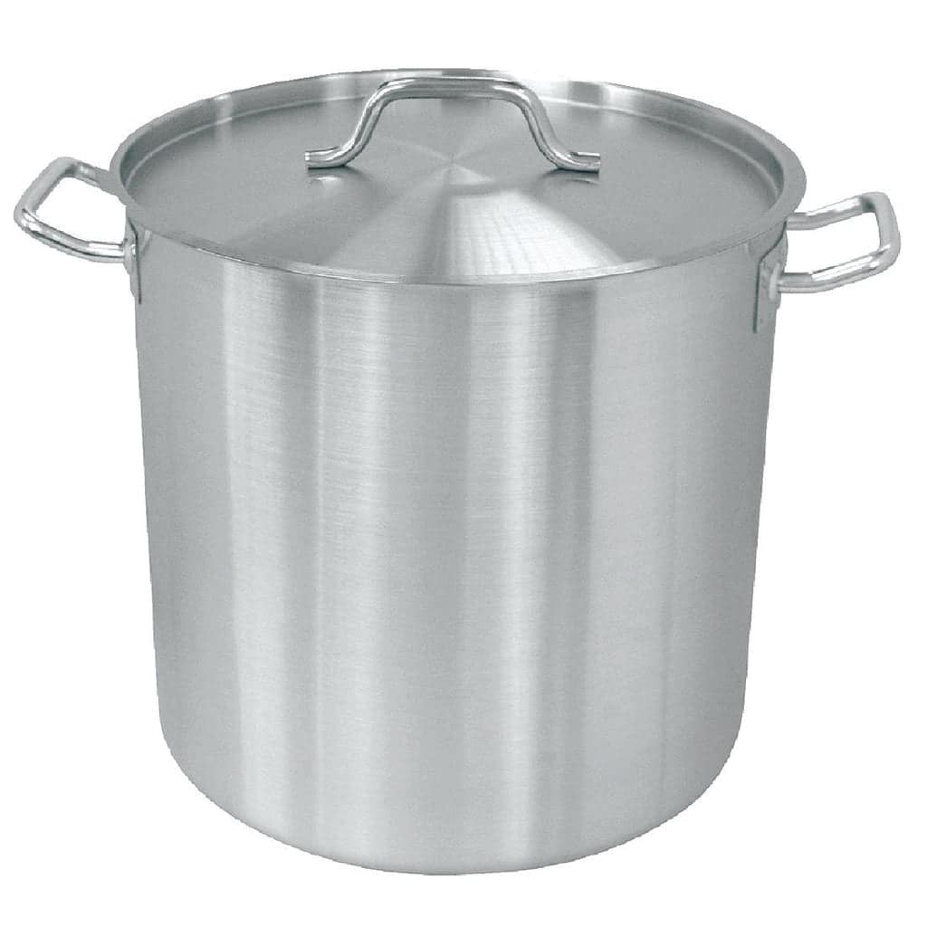 Vogue T556 Stainless Steel Deep Stock Pot 400mm – 49L Induction Safe - Image 2