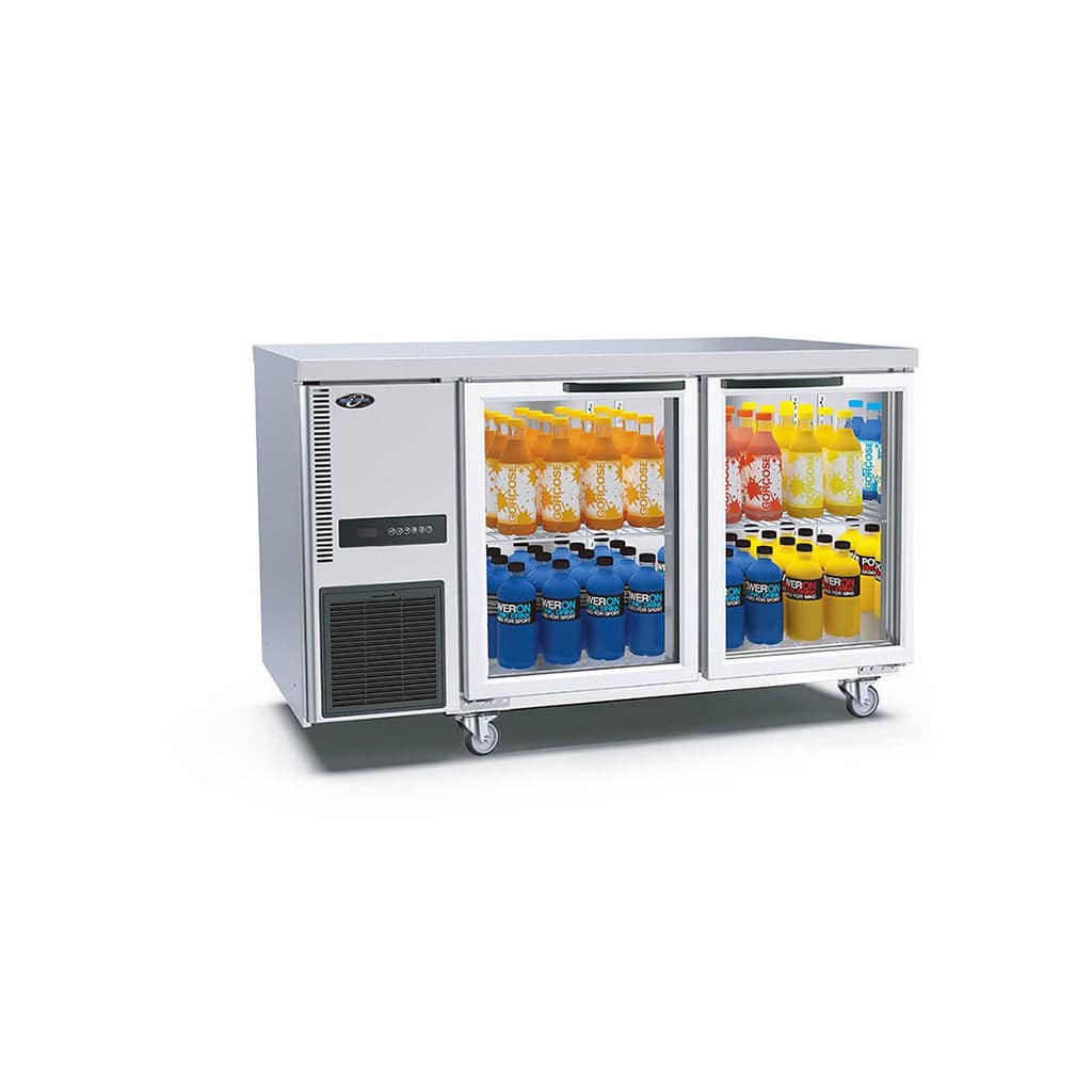 Thermaster TL1500TNG Glass Door Workbench Fridge – 345L - Image 2