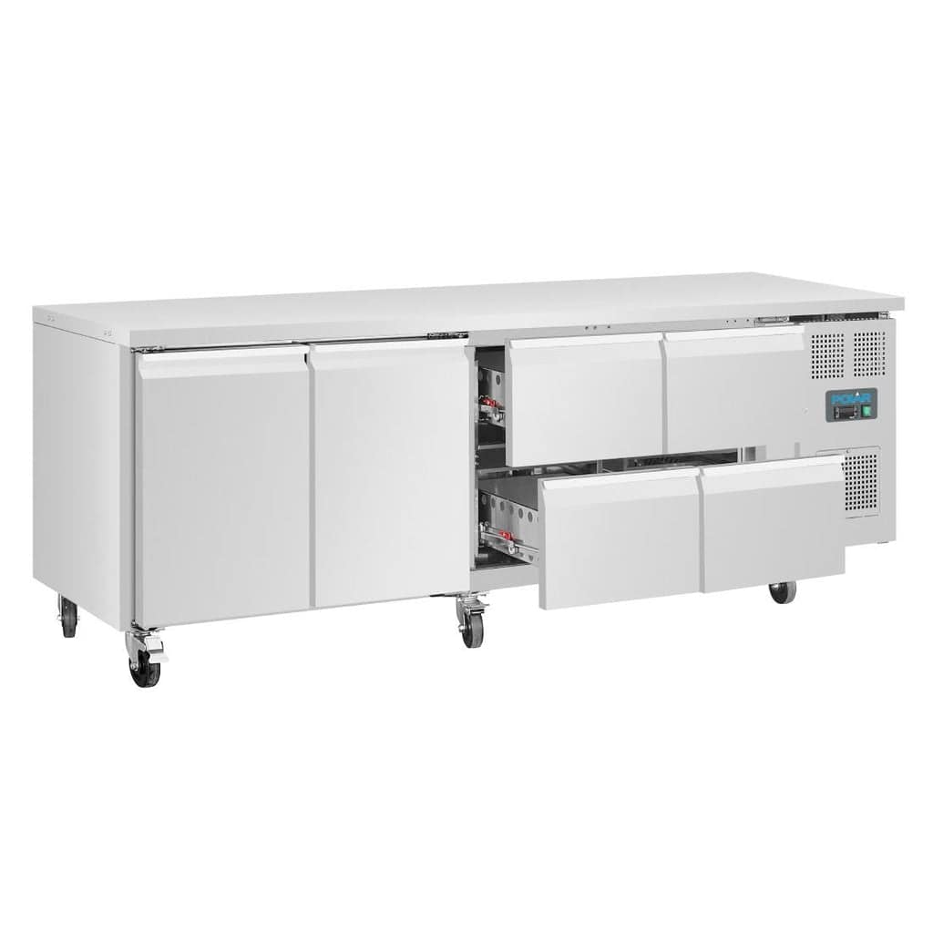 Polar U-Series Counter 4 Drawers & 2 Door - Image 2