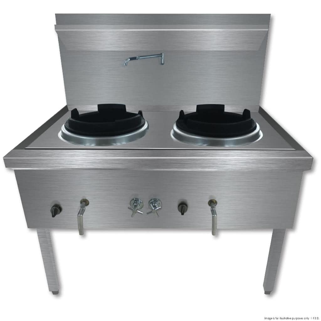 Gasmax WW-2NC Double Wok Burner – Waterless Natural Gas 260MJ/h - Image 2