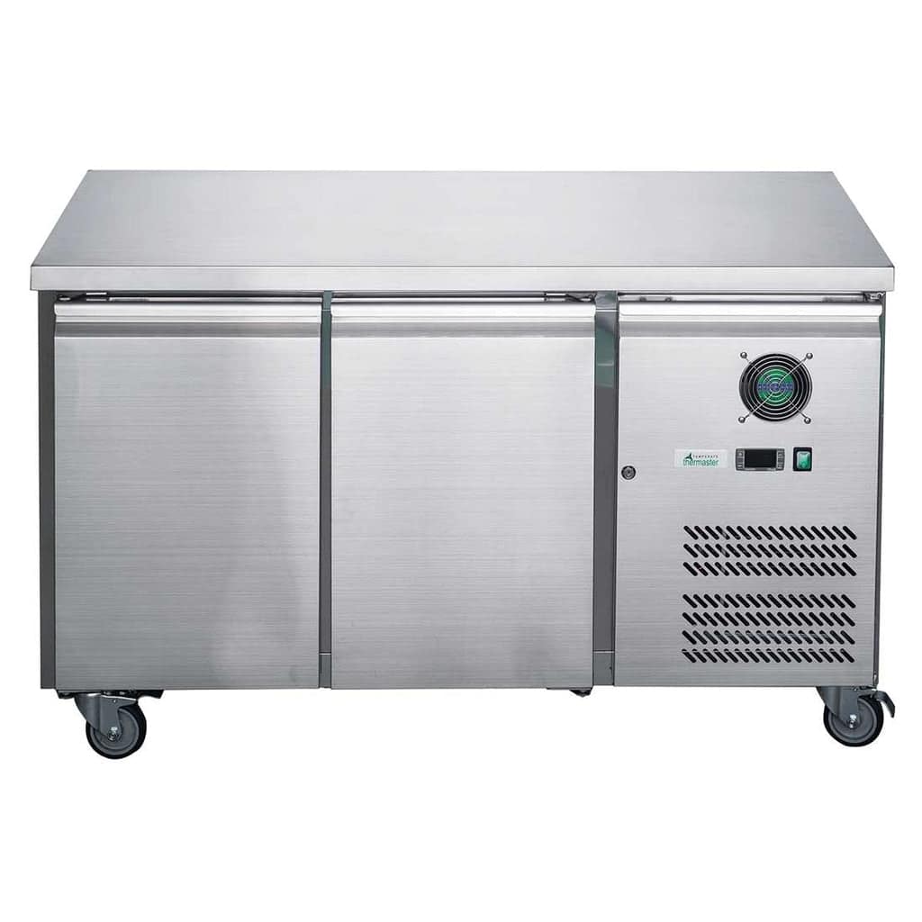 FED-X XUB7F13S2V Two Door Stainless Bench Freezer – 282L, GN1/1, Fan Forced - Image 2