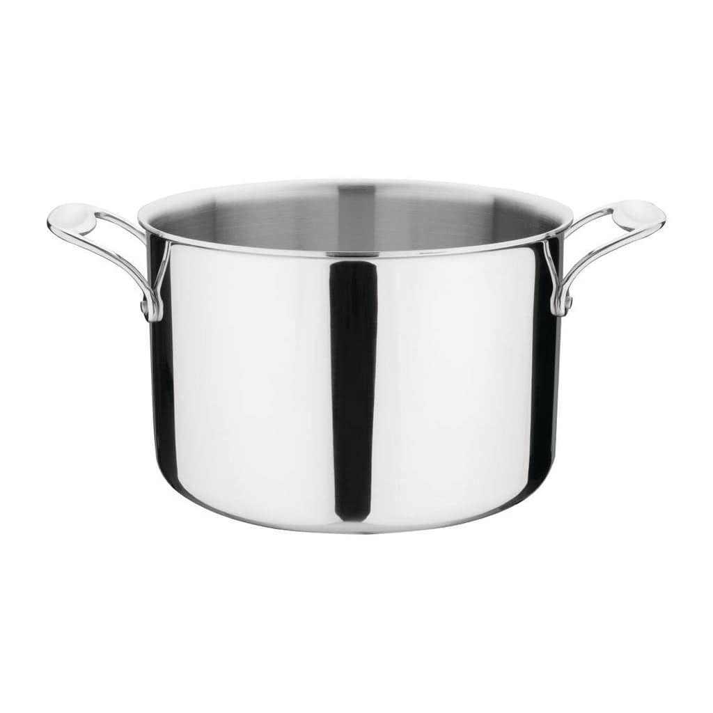 Vogue Y255 stainless steel and aluminium tri-wall stew pan 240mm 7L induction compatible – Australia