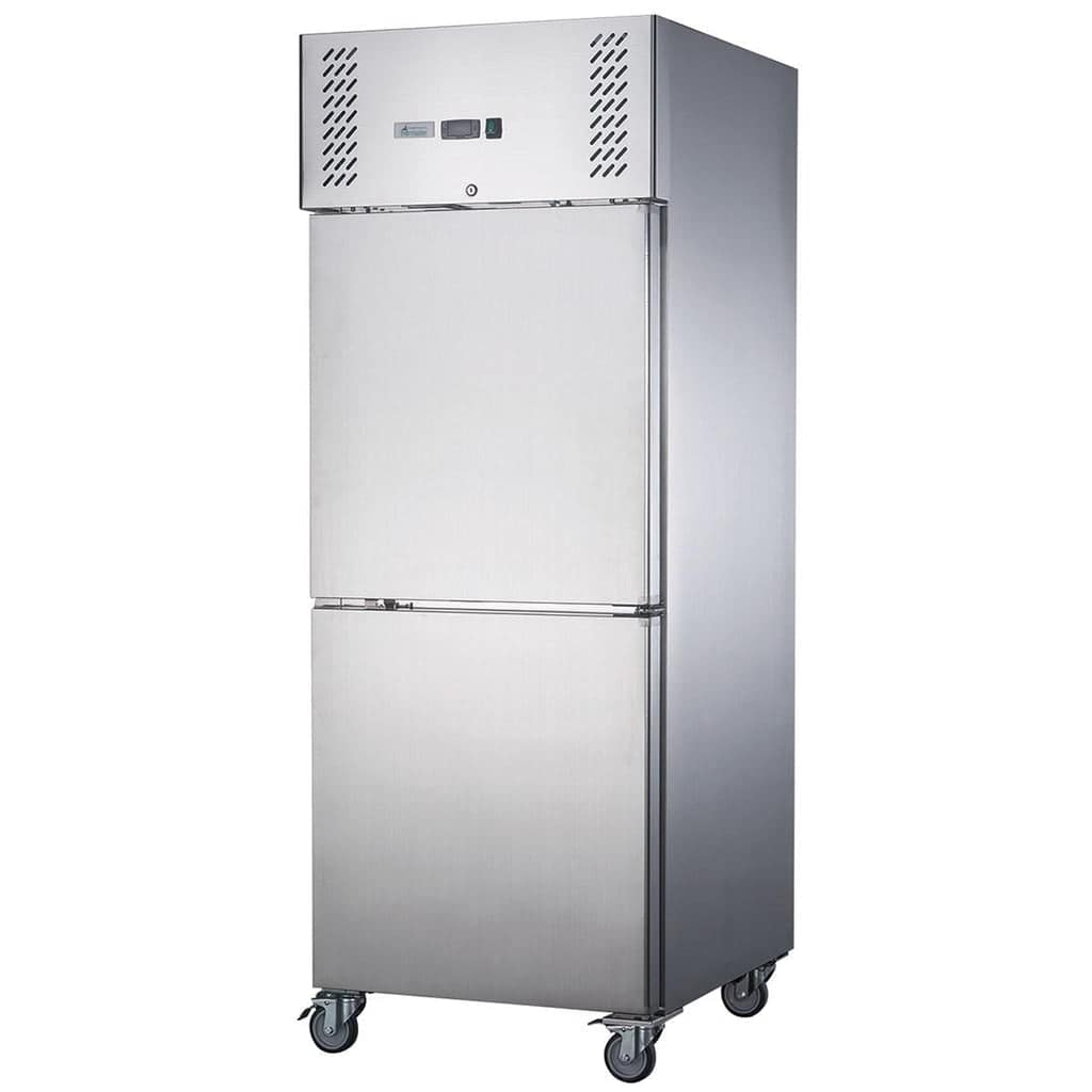 FED-X XURF650S1V Two Door Stainless Upright Freezer – 650L, Fan Forced, GN2/1 - Image 2