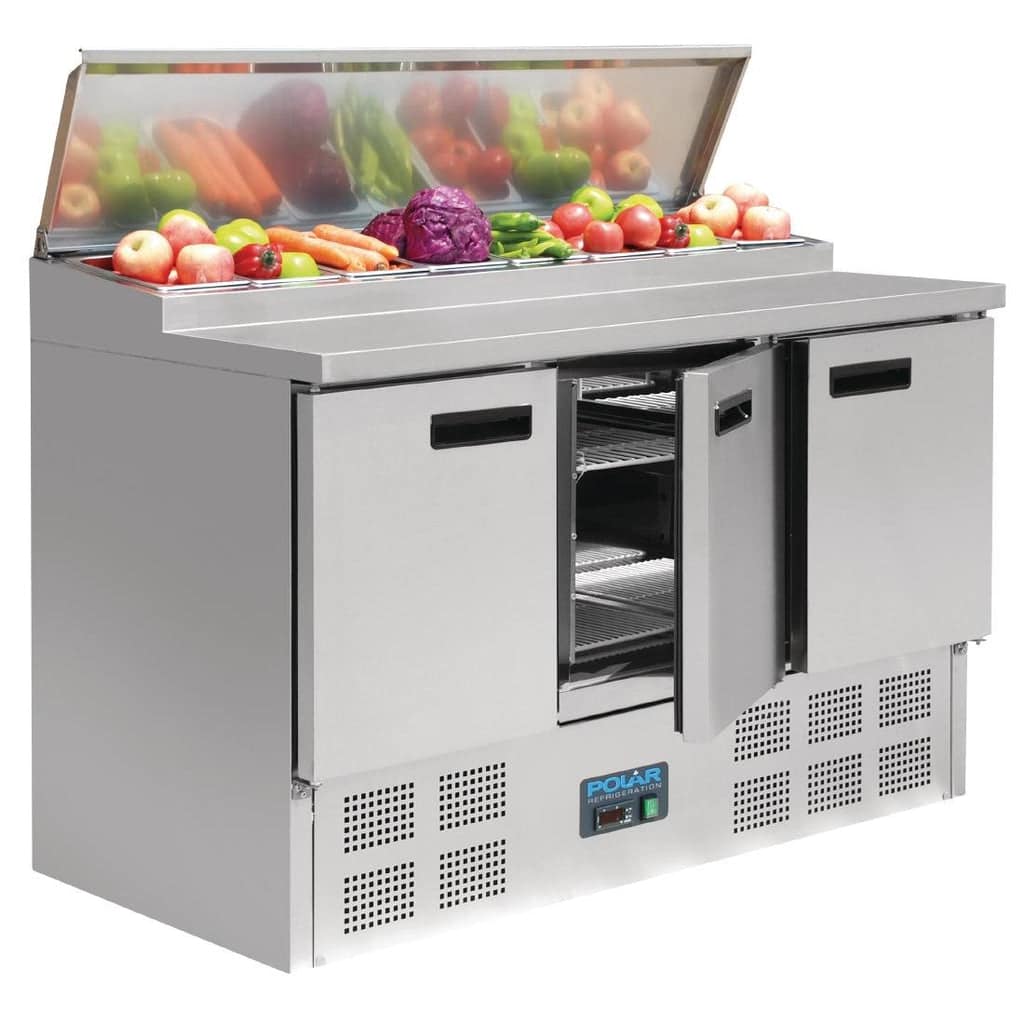 Polar G-Series Pizza Prep Counter Fridge 390L