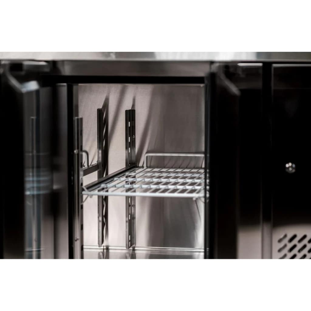 Atosa EPF3422 Two Door Undercounter Fridge – 280 L, GN Compatible - Image 2