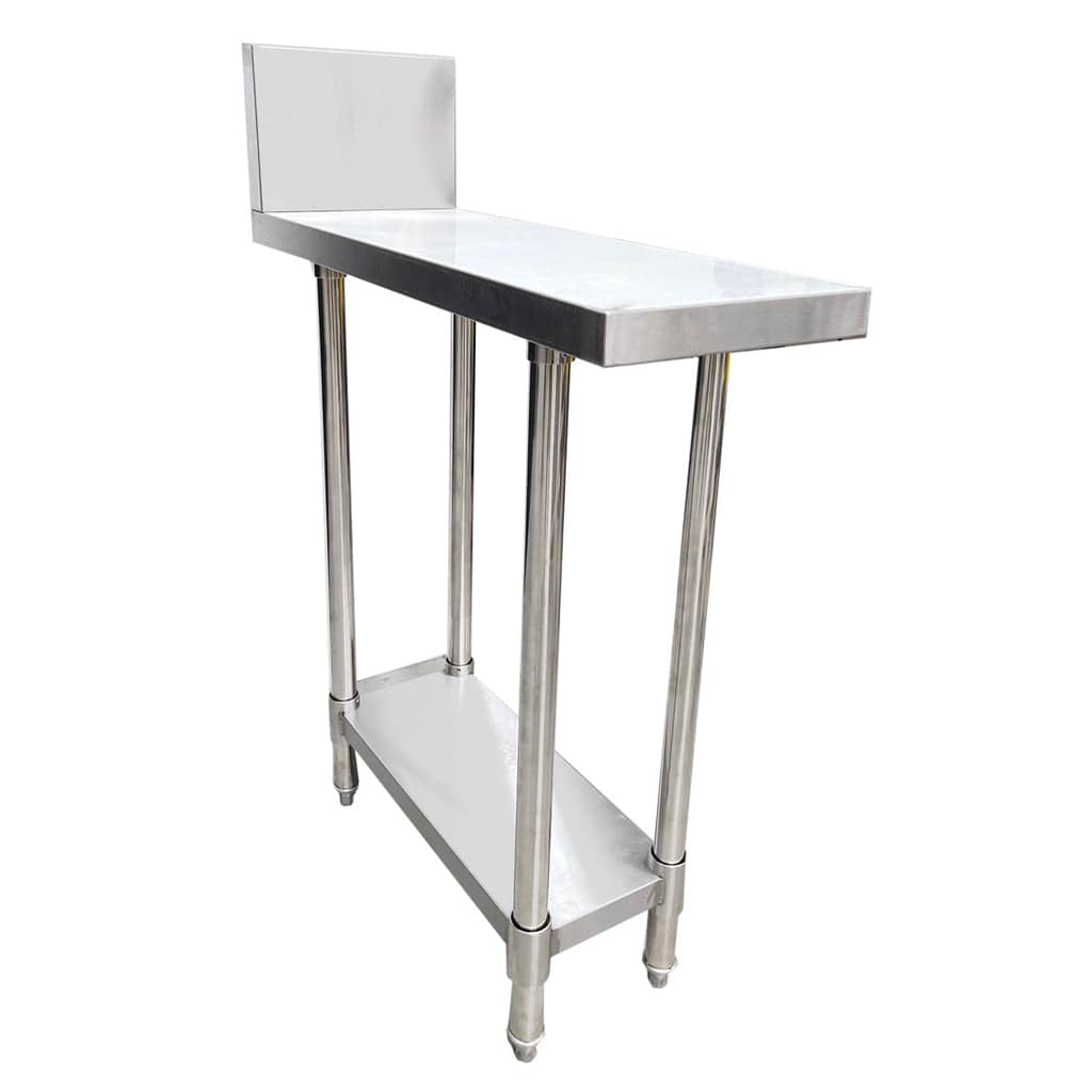 WBB-0450R Stainless Steel Kitchen Infill Bench with Splashback - Image 3