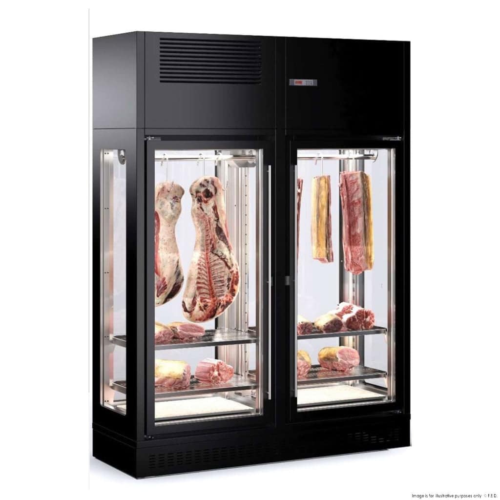 Fagor FMD-2302A Meat Aging Cabinet – Dual Door UV Display - Image 2