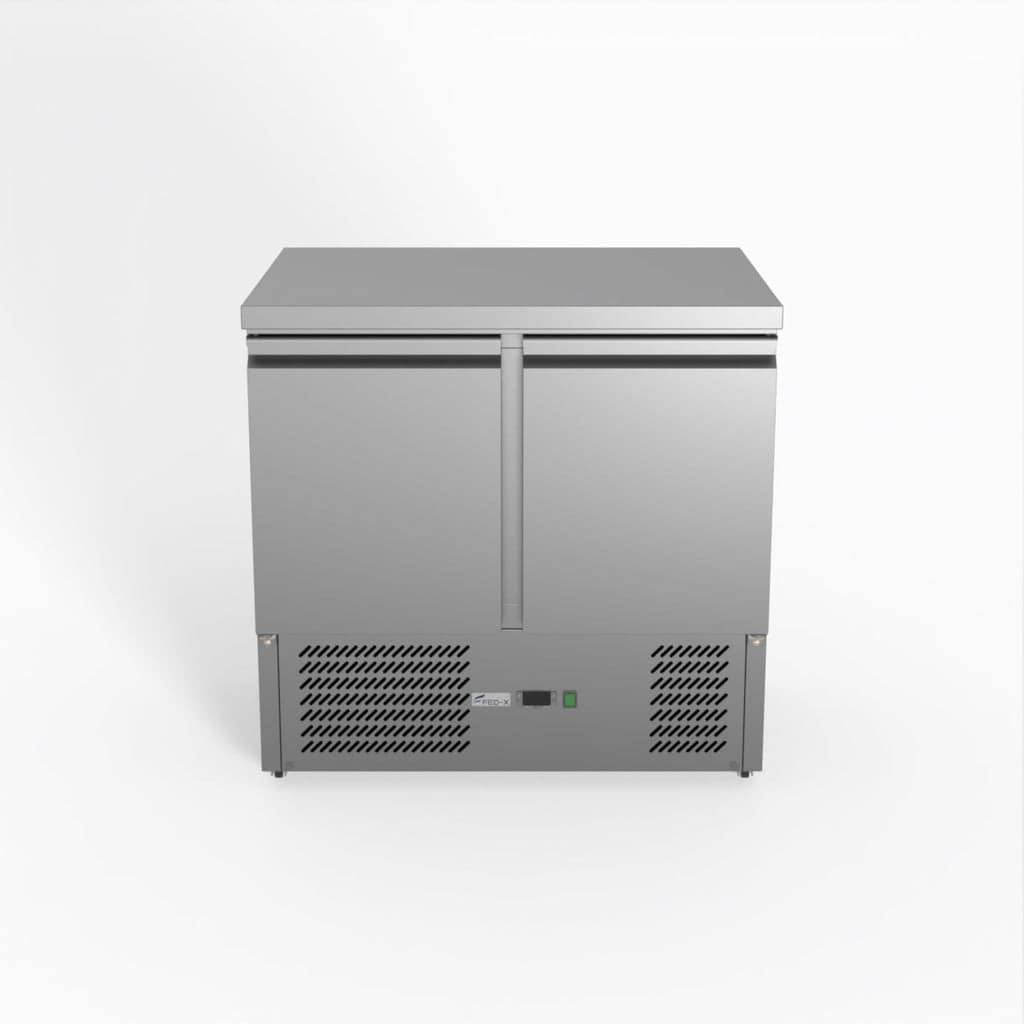 FED-X XGNS900B Compact Workbench Fridge – 240L, Stainless, GN1/1 Shelf - Image 3