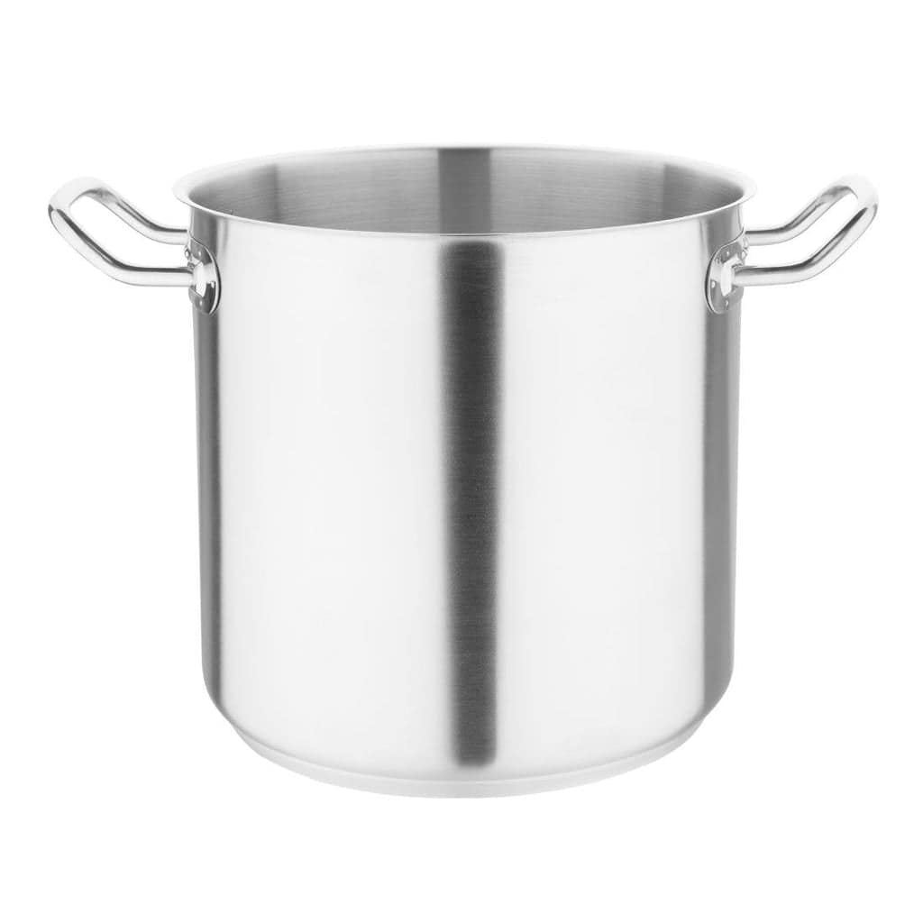 Vogue 10.5L Stainless Steel Deep Stock Pot for Professional Kitchens
