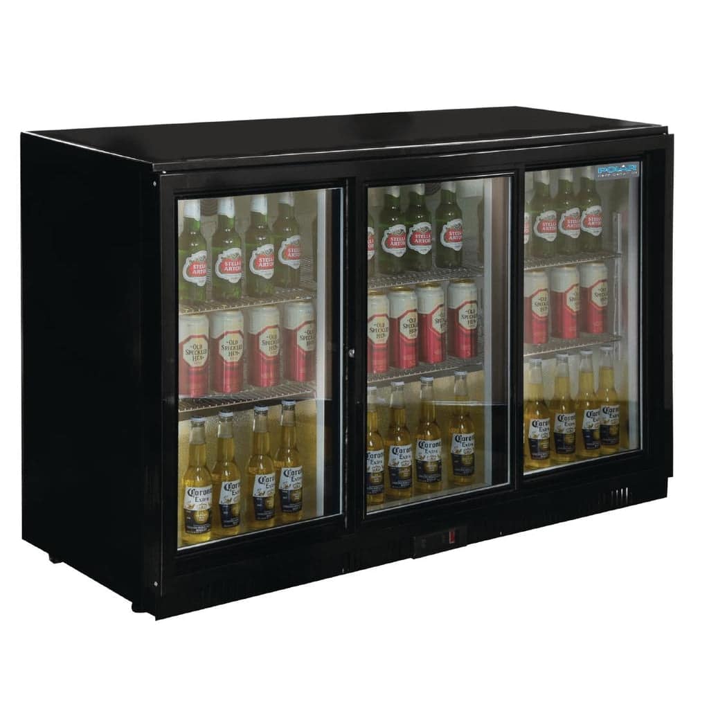 Polar GL006-A G-Series Back Bar Cooler 330L – 3 Sliding Doors - Image 4