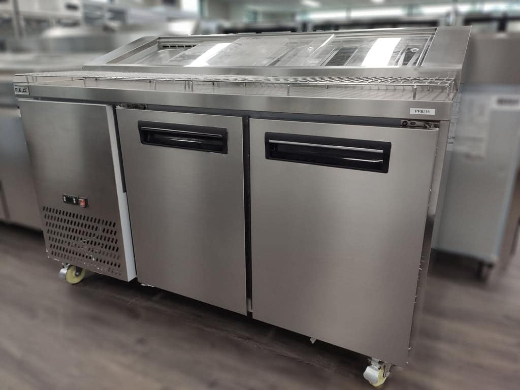 PPB/15 two door DELUXE Pizza Prep Bench - Image 2