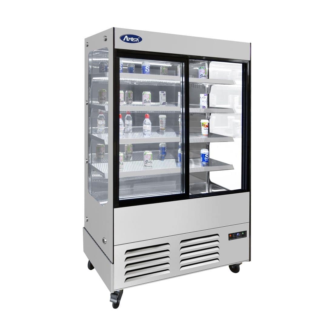 Atosa YLM580B 1200mm Multideck Display Cooler – LED Sliding Fridge