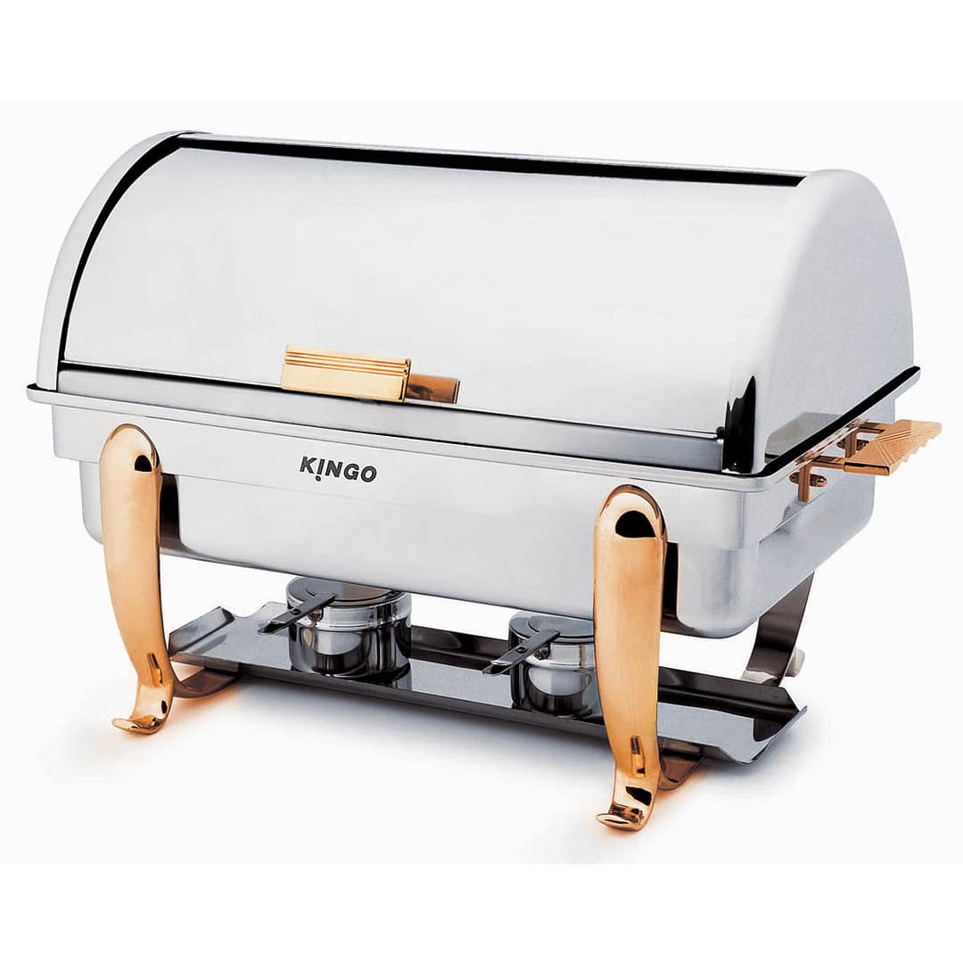 Ex-Showroom: CHAFING DISH WITH GILT LEGS - KG2001