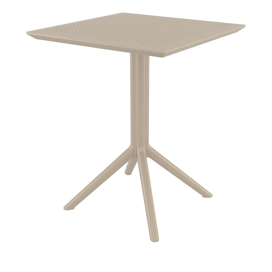 Furnlink Siesta Sky Folding Table 60 Square - White - Image 5