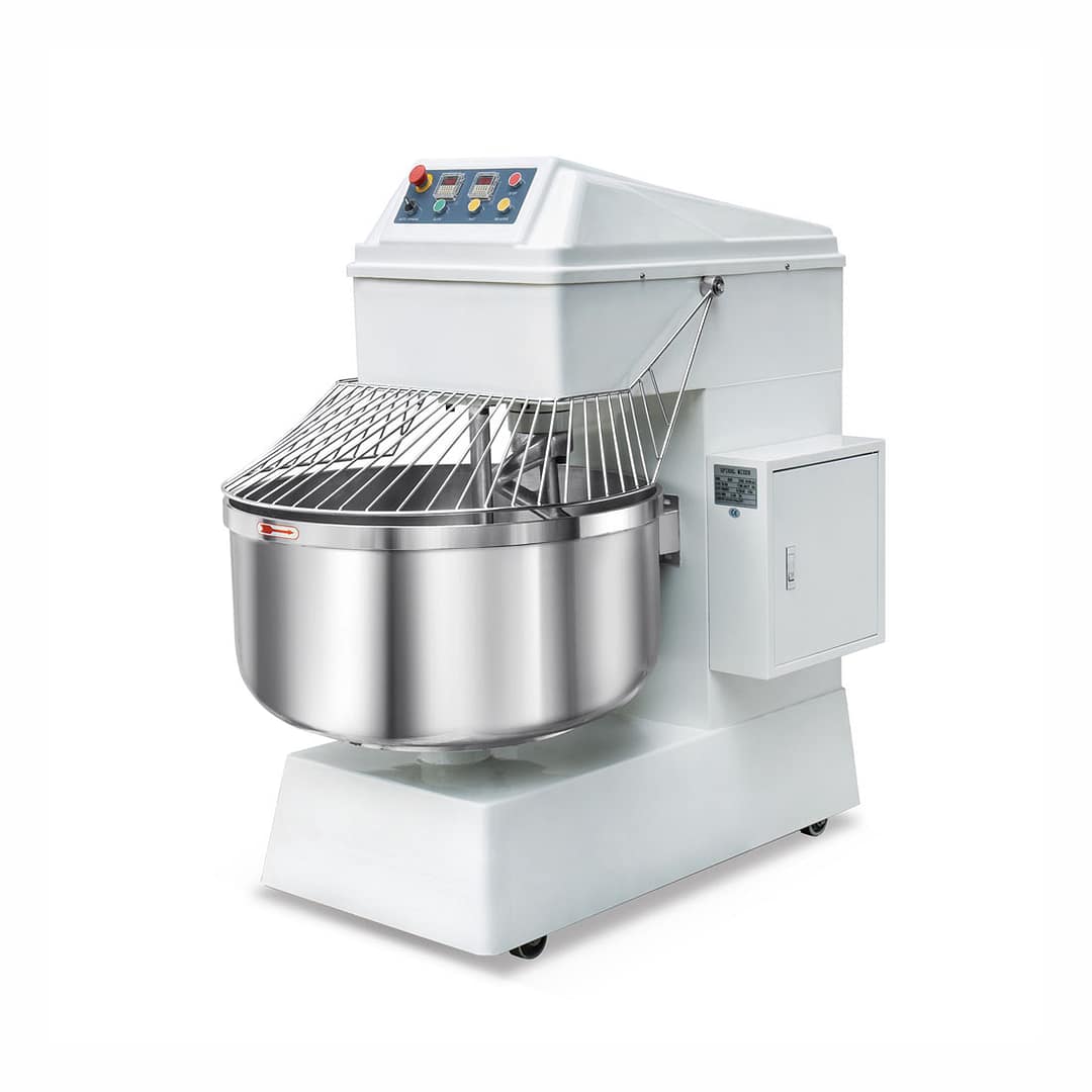 Yasaki FS130M spiral dough mixer, 130L bowl, 50kg flour, dual motors, 3-phase – Australia
