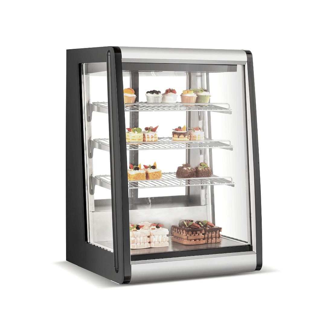 Bonvue CTA-146 Chilled Angled Counter-Top Food Display – 146 L - Image 2