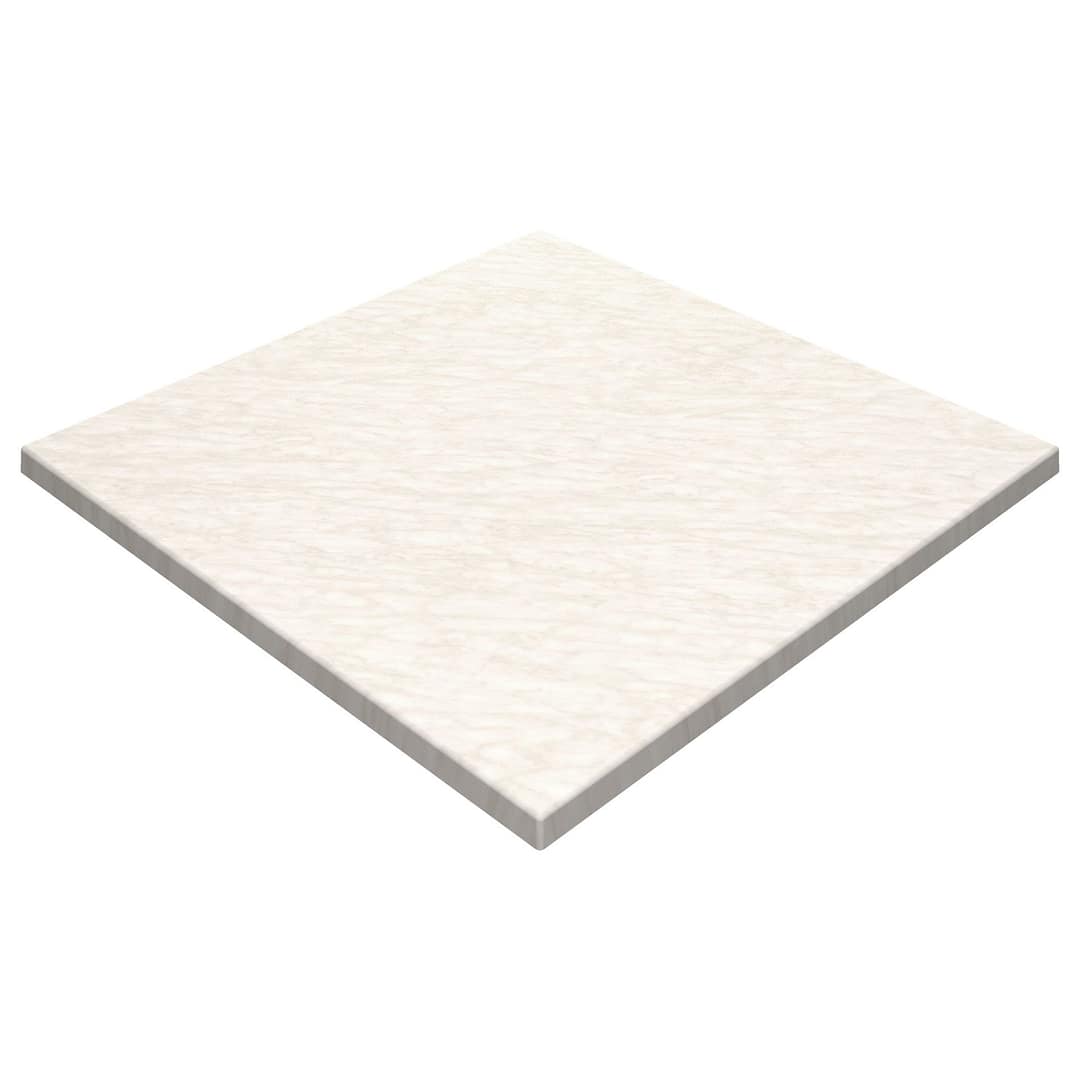 Werzalit Square Marble-Look Tabletop 600mm – Indoor/Outdoor Cafe, Super Durable