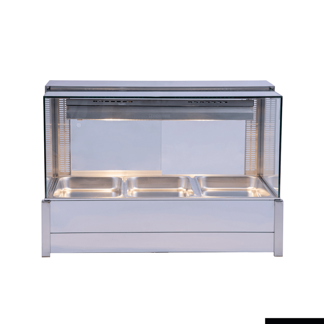 Bonvue BM11SC Square Countertop Wet & Dry Bain Marie – 1055mm - Image 3