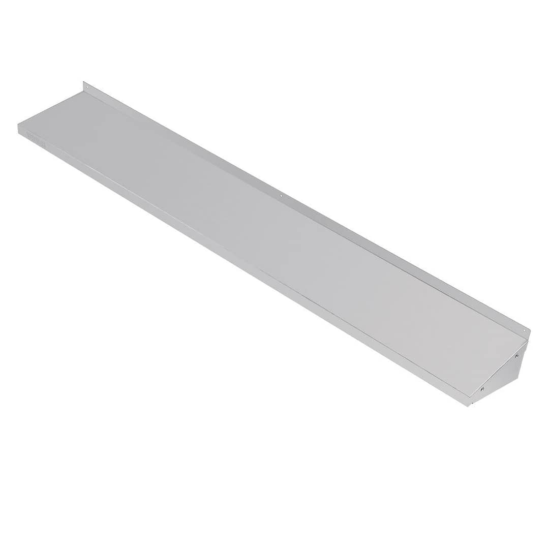 Vogue Wall Shelf with Brackets St/St - 1800x300mm - Image 5