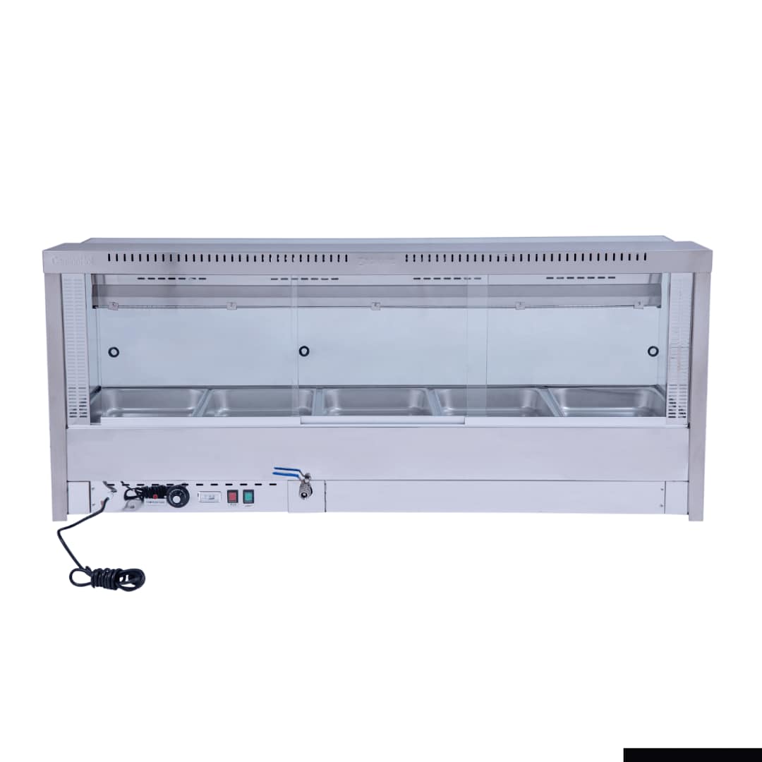 Bonvue BM17SC Square Countertop Wet/Dry Bain Marie – 5x 1/1GN - Image 2