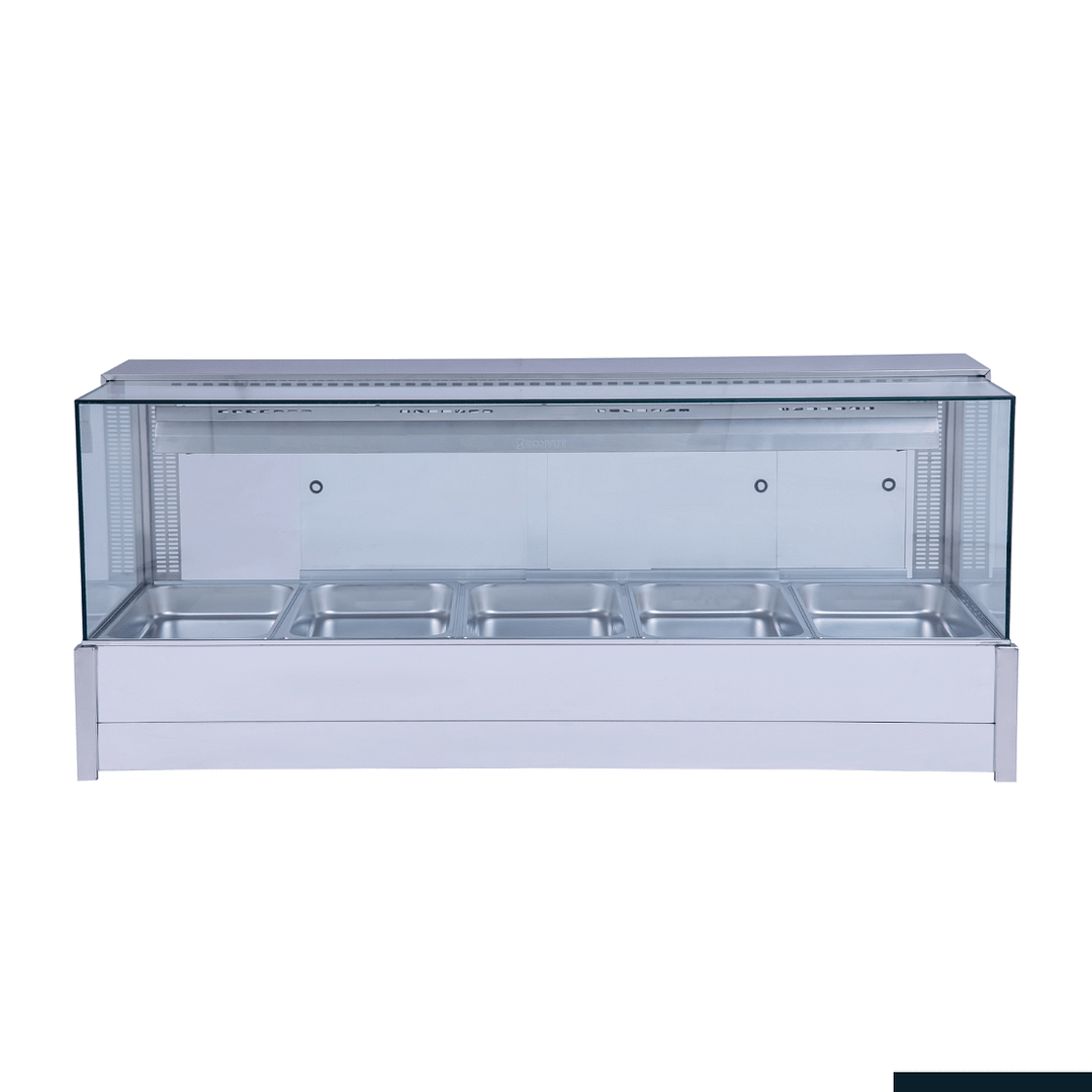 Bonvue BM17SC Square Countertop Wet/Dry Bain Marie – 5x 1/1GN - Image 3