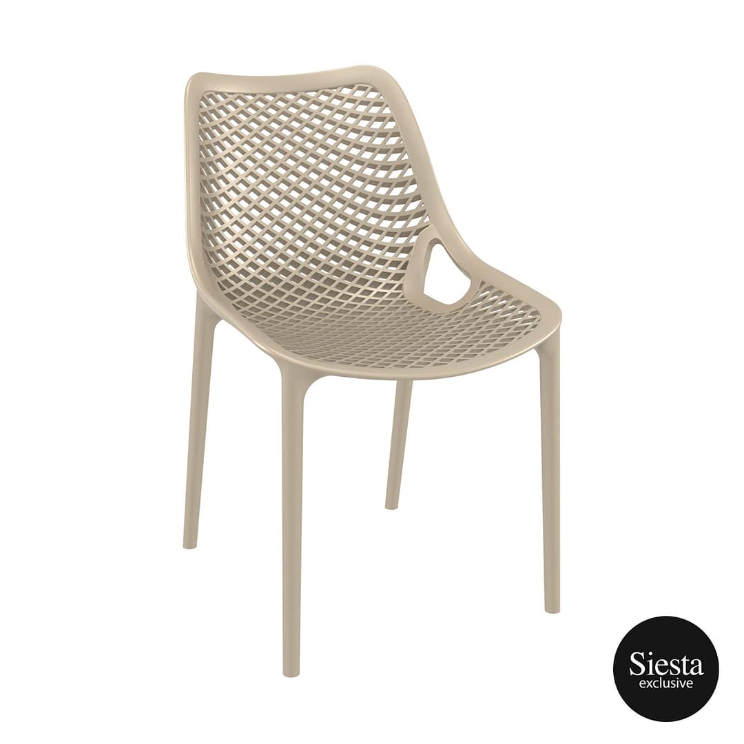 Siesta Air Chair - Taupe - Modern Comfort for Outdoor Spaces
