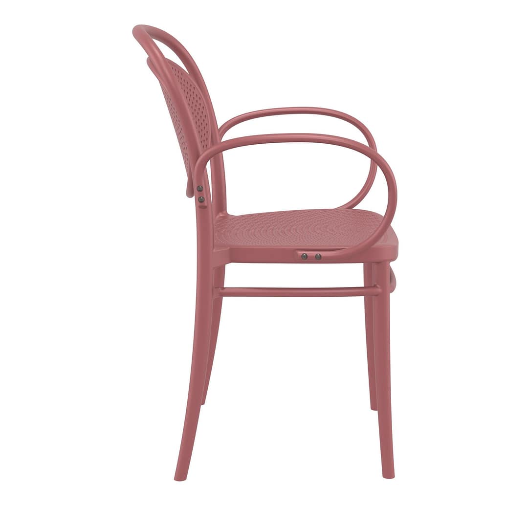 Furnlink Siesta Marcel XL Chair - Marsala UV stabilised Polypropylene - Image 2