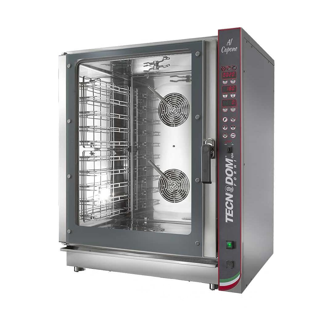 Tecnodom TDC-10VH 10 Tray Digital Combi Oven with Reversing Fans & 4-Speed Control – Ideal for Restaurants & Catering