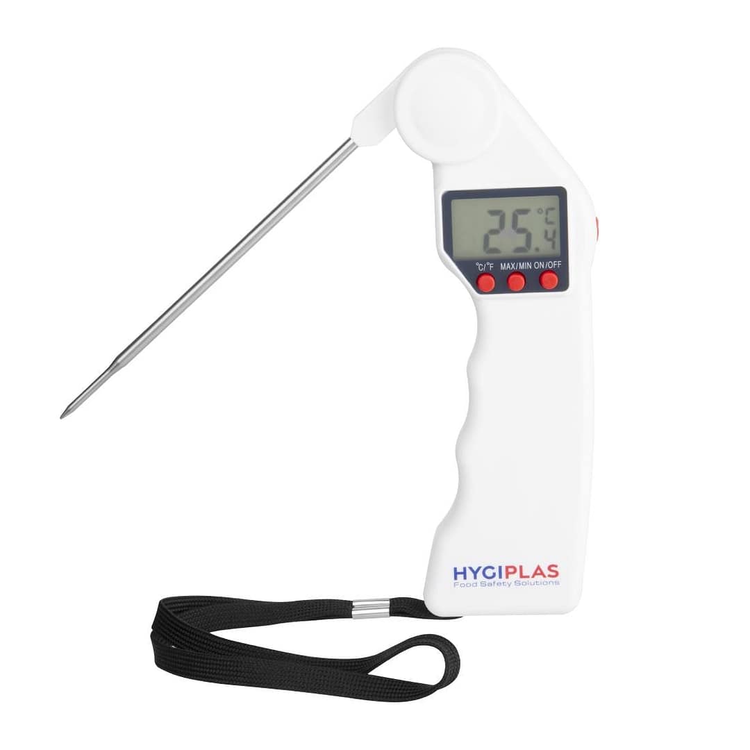 Hygiplas EasyTemp Probe Thermometer White - Bakery & Dairy
