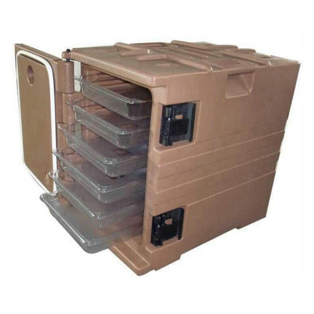 FED IPC90 insulated front loading food pan carrier 90L, polyethylene, catering transport box – Australia