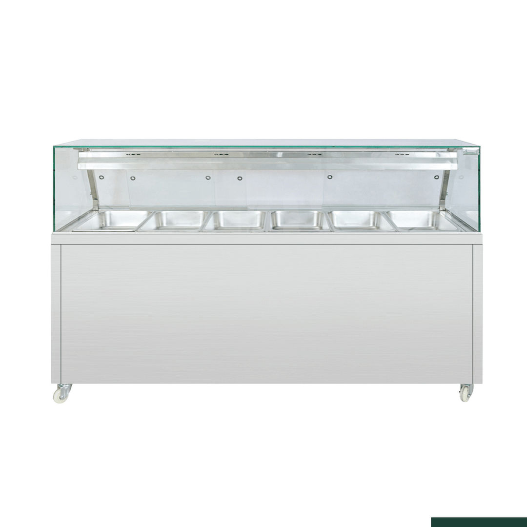 Thermaster PG210FE-XG Wet & Dry Bain Marie Display – 6×1/1GN Pans - Image 3