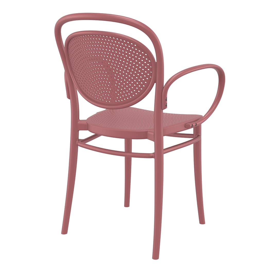 Furnlink Siesta Marcel XL Chair - Marsala UV stabilised Polypropylene - Image 4