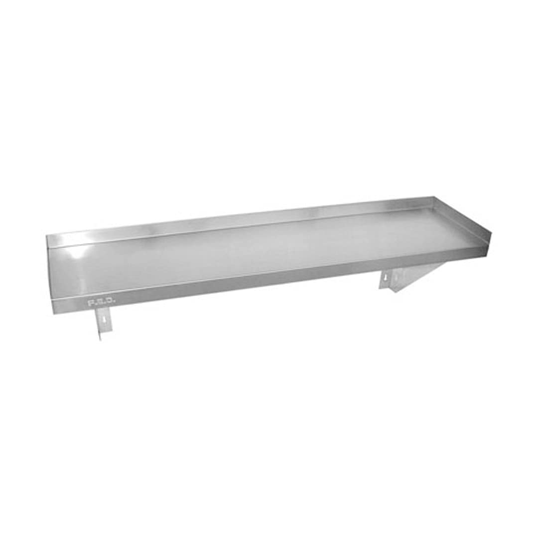 FED 1800-WS1 Stainless Steel Wall Shelf with Hairline Finish – 1800mm Width
