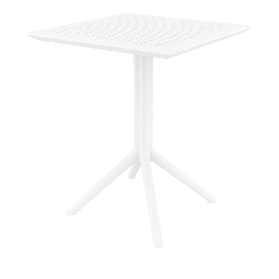 Furnlink Siesta Sky Folding Table 60 Square - White - Image 6