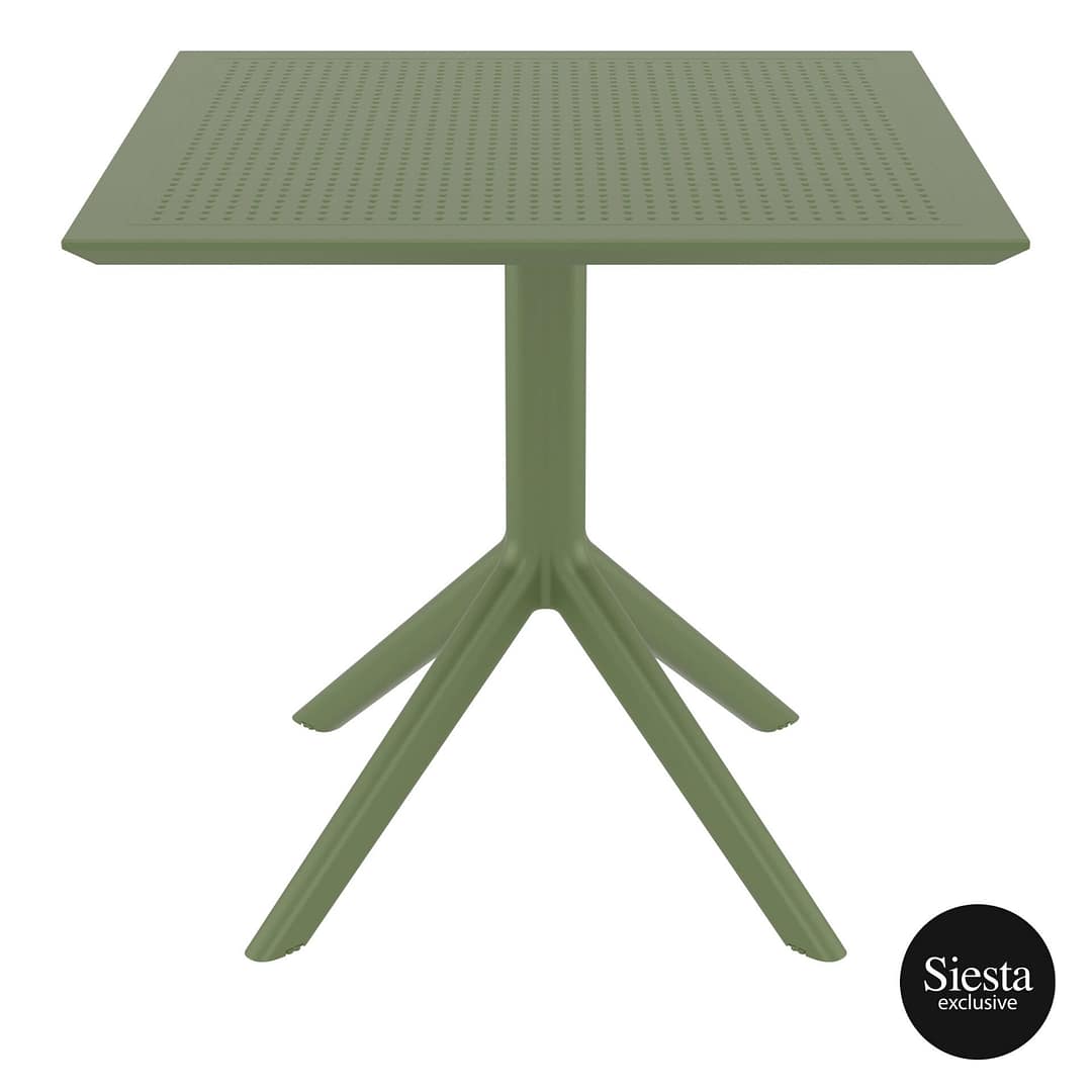 Furnlink Siesta Sky Table 80 - Olive Green