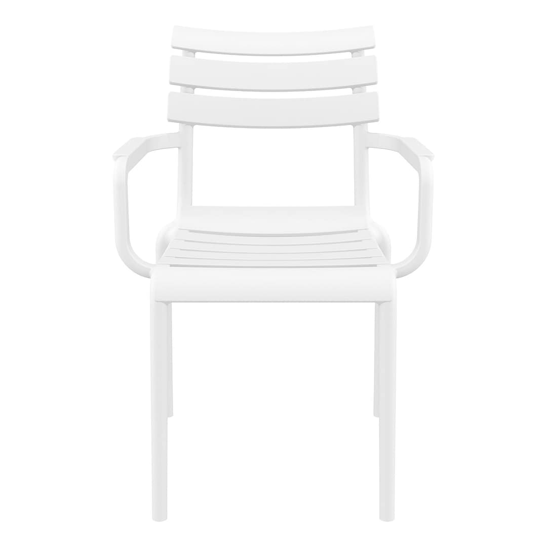 Black Paris Stacking Armchair - Indoor/Outdoor Seating Solution - Image 29