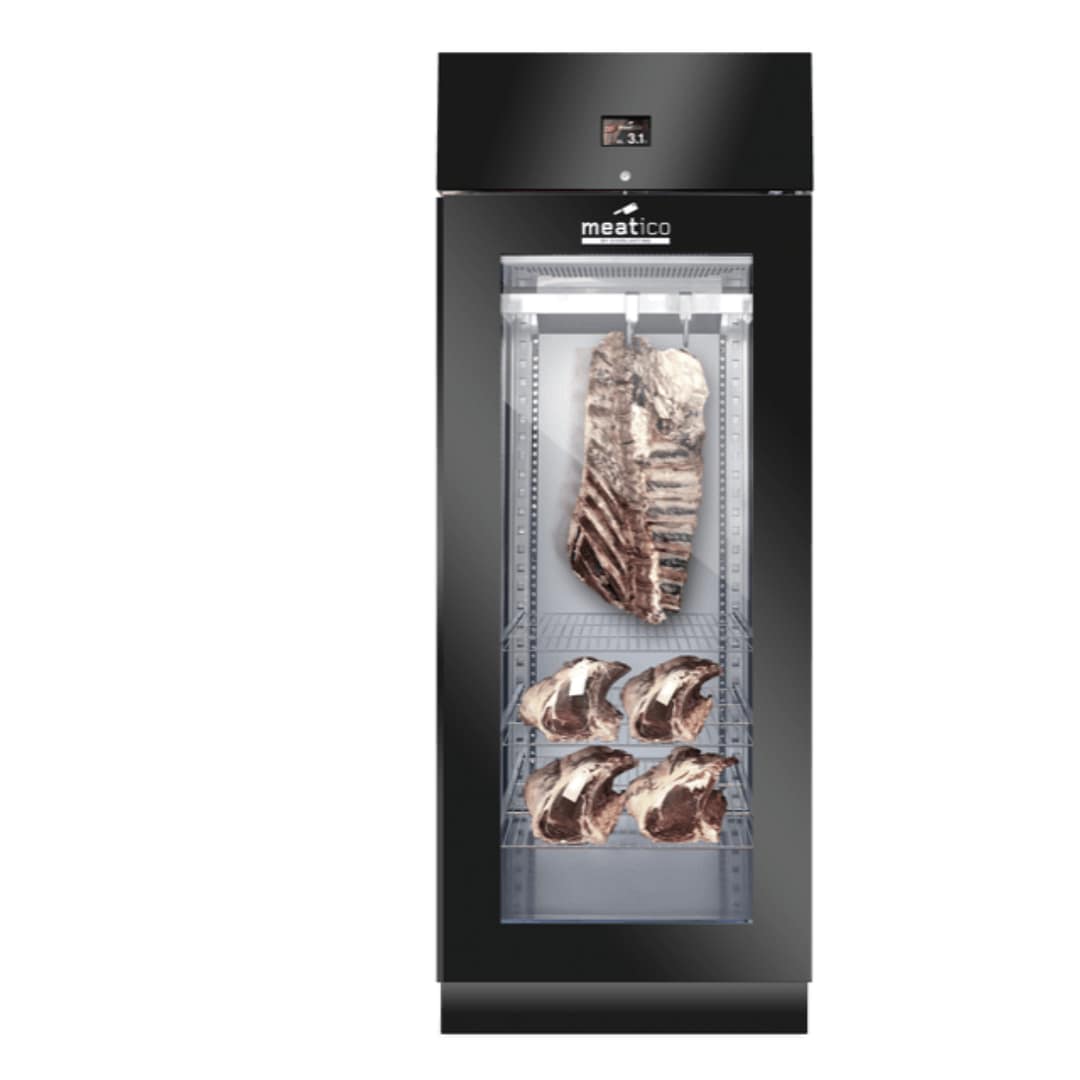 Everlasting DAE0702 Single Door Meat Dry Aging Cabinet with Front & Back Glass Display