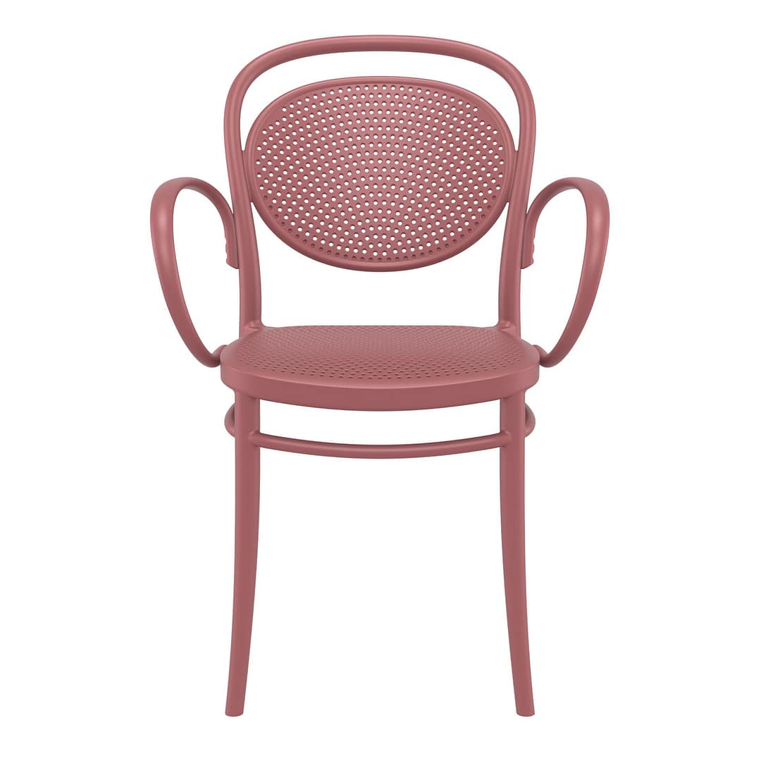 Furnlink Siesta Marcel XL Chair - Marsala UV stabilised Polypropylene - Image 5