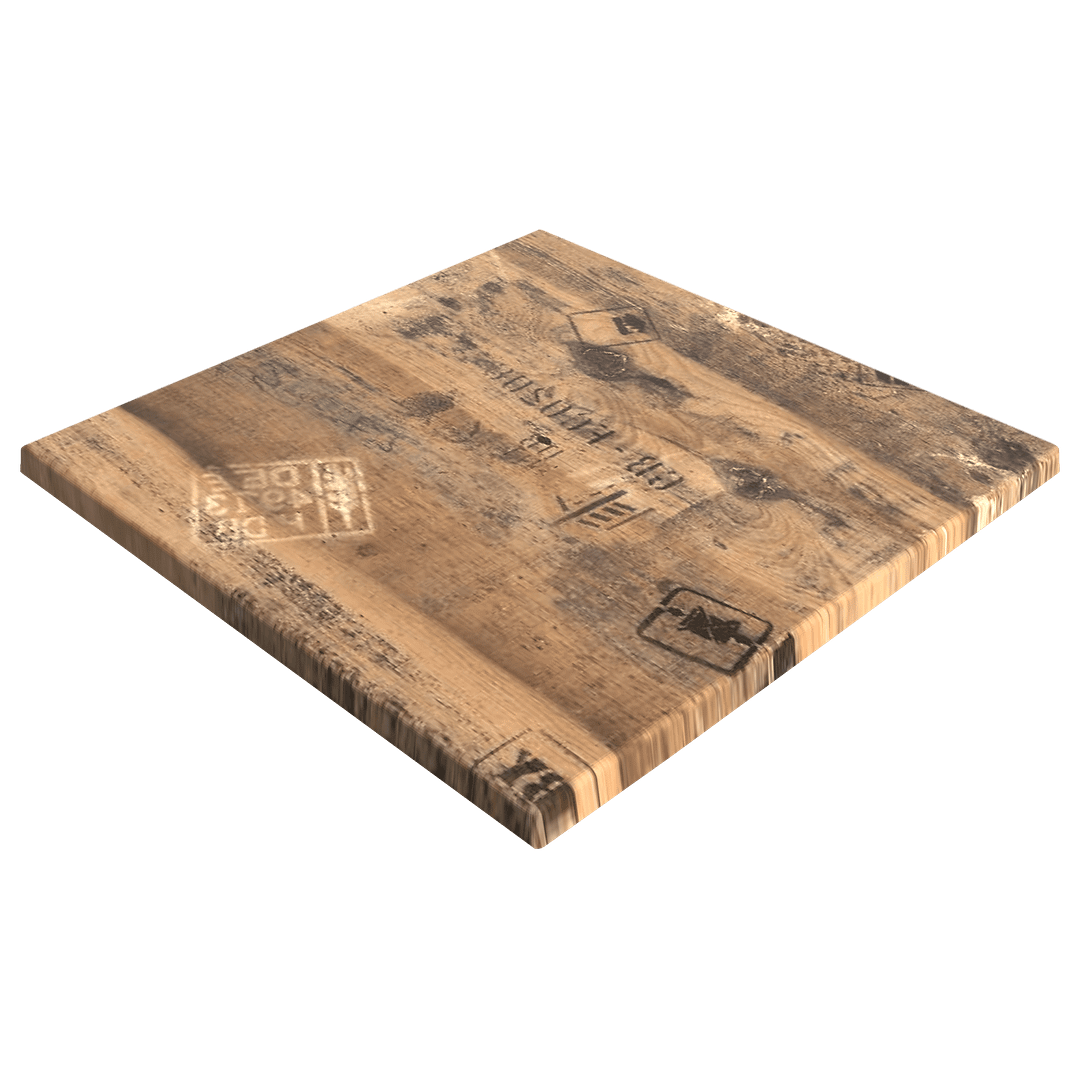 Ex Works Furnlink Werzalit Duratop 600mm Square Tabletop - Durable & Weather-Resistant