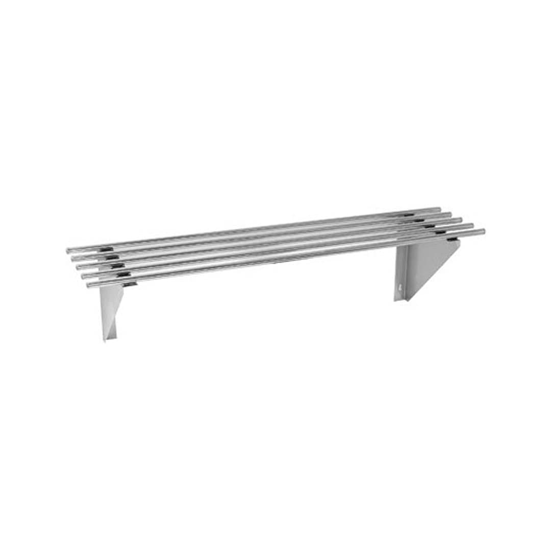 FED 0900-WSP1 900mm Stainless Steel Pipe Wall Shelf – Ideal for Kitchens & Cafés