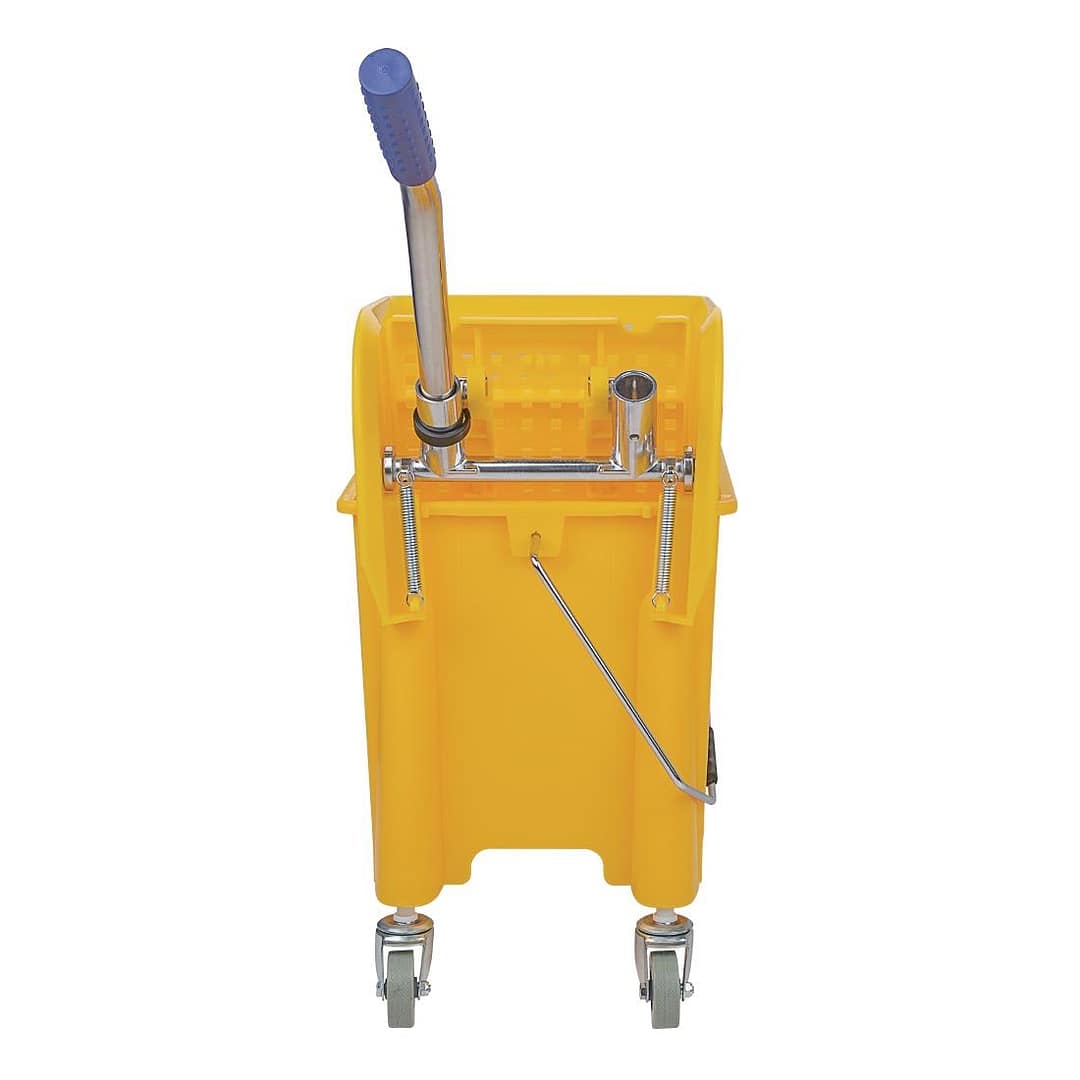 Yellow Mop Wringer & Bucket - 20Ltr - Image 3